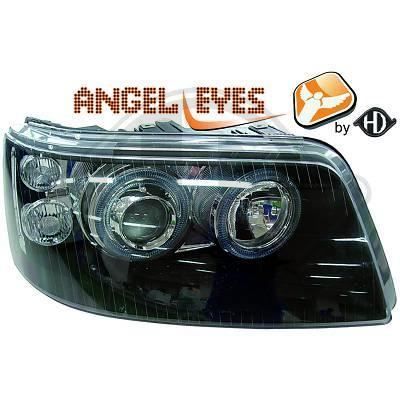 2272680 , Paire de Feux Phares Angel eyes noir pour VW T5 Caravelle , Multivan de 2003 a 2010