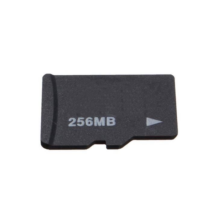 256 Mo Carte a memoire Carte Micro-SD TF pour Samsung Galaxy S5 S4 S3 Note 4 3 2 HTC Sony Telephone portable Nokia noire 256M