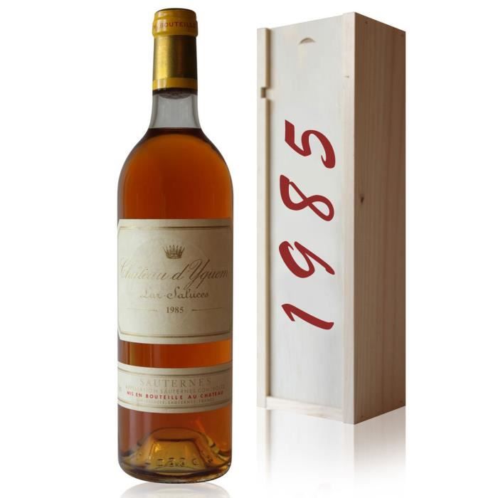 Coffret Château D Yquem 1985 Blanc 75cl AOC Sauternes