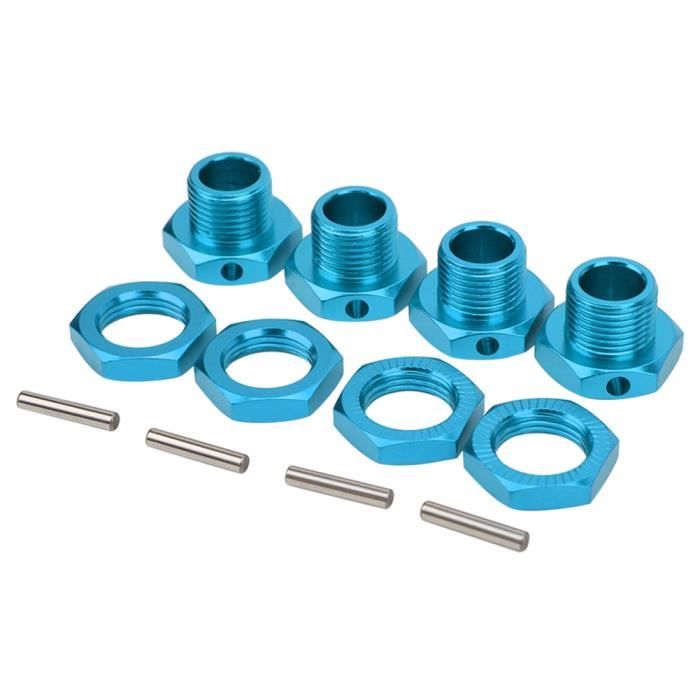 EBTOOLS Pilote hexagonal de roue RC Kit de coupleur hexagonal de roue en alliage d'aluminium 4 pièces RC pour voiture HSP 1/8 RC