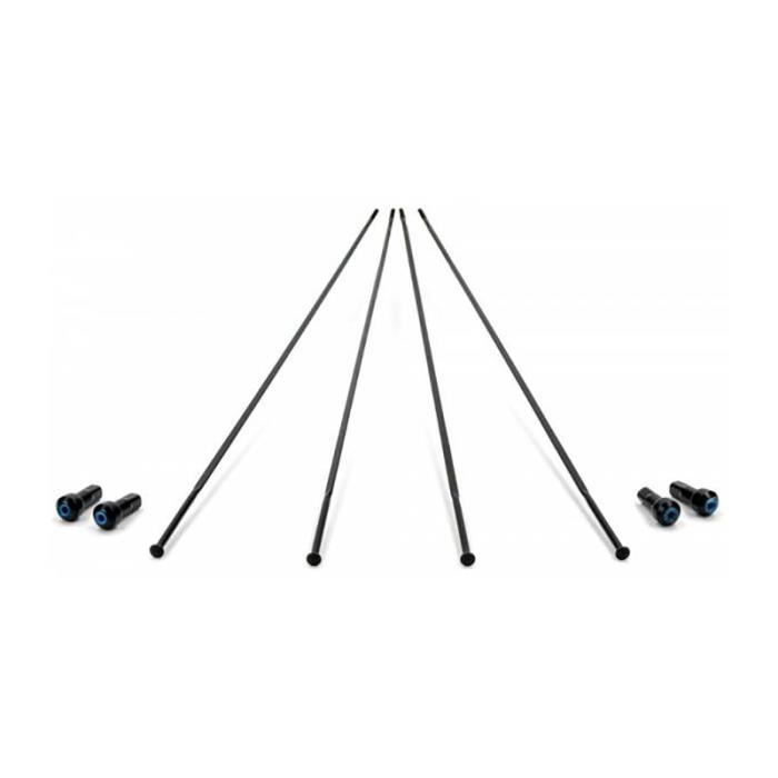Lot de 4 rayons roue à disque arrière gauche Campagnolo bora one 35 - noir - TU