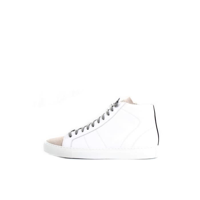 P448 STARBASICWHI/GBLK chaussures de tennis haute Homme BLANC