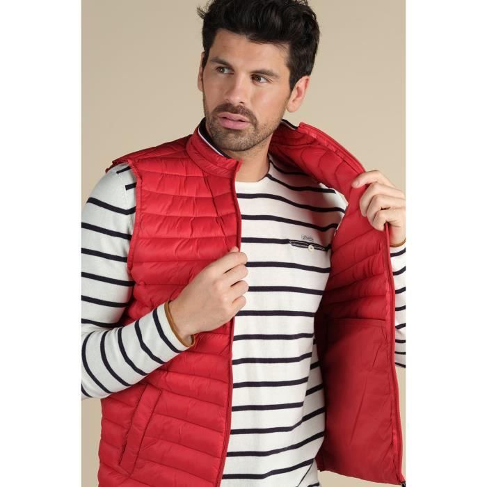 DEELUXE Doudoune matelassée sans manches MARSH Red