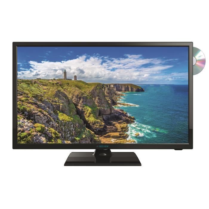 SEEVIEW Télévision LED HD + DVD DVB-T2 S2 - 18.5-