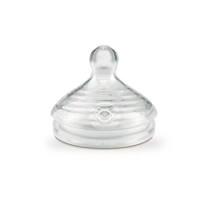 NUK 2 Tétines Nature Sense Taille 1 / Perçage M Lait