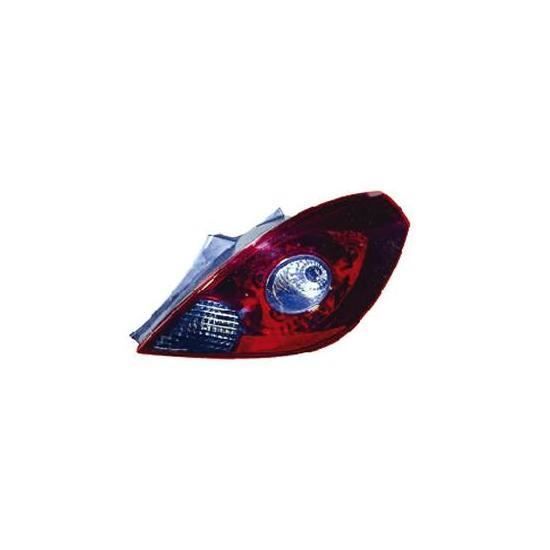 Feu arrière droit OPEL CORSA D phase 2, 2011-2014, rouge/fumé, (3 portes - OPC), Neuf.