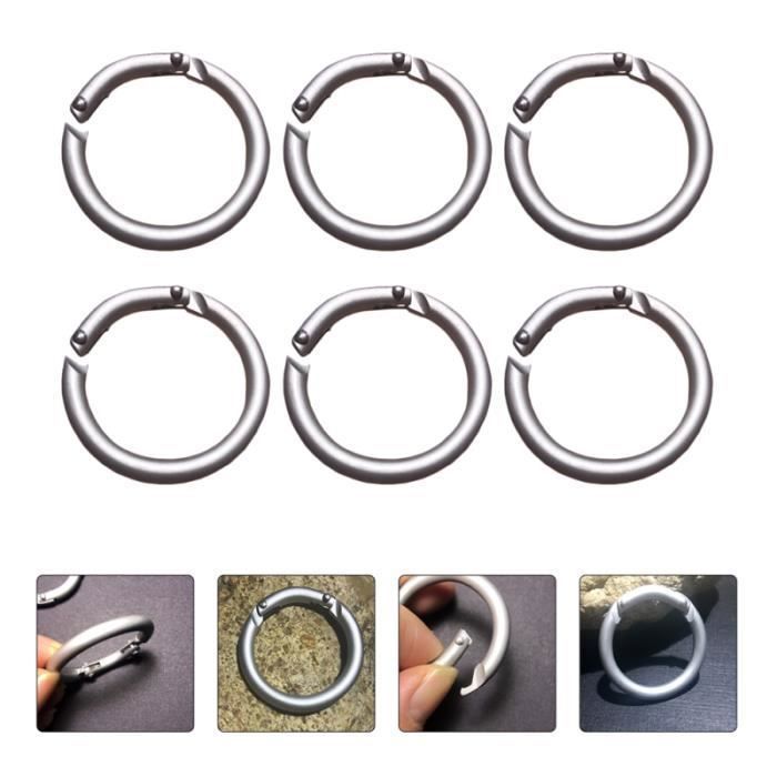 10 pièces De Verrouillage Mousqueton Rond Escalade Boucle pour la MOUSQUETON - DEGAINE - ASSUREUR - DESCENDEUR - COINCEUR