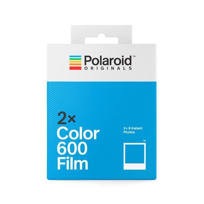 Polaroid Originals 4841 Double Pack Color 600 Film pour Appareil Polaroid 600, Cadre Blanc Classique, 2 Paquets de Film photo