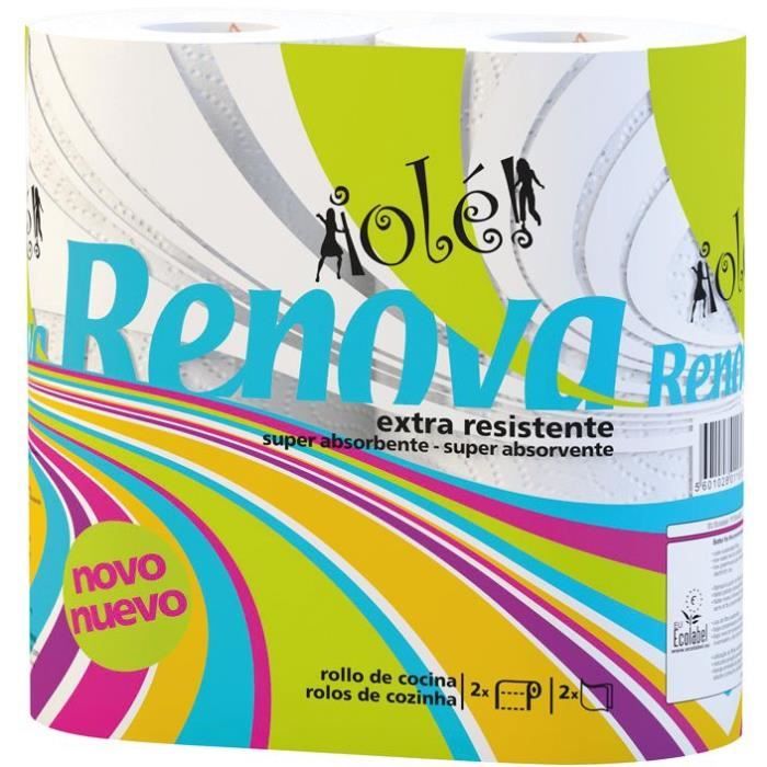 RENOVA Essuie tout rénovagre - 2 rouleaux