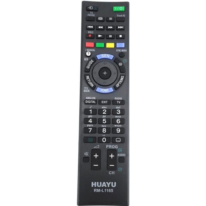 TéLéCommande Universelle RM-L1165 pour TéLéViseur LCD LED Sony Bravia RM-YD102 RM-YD103