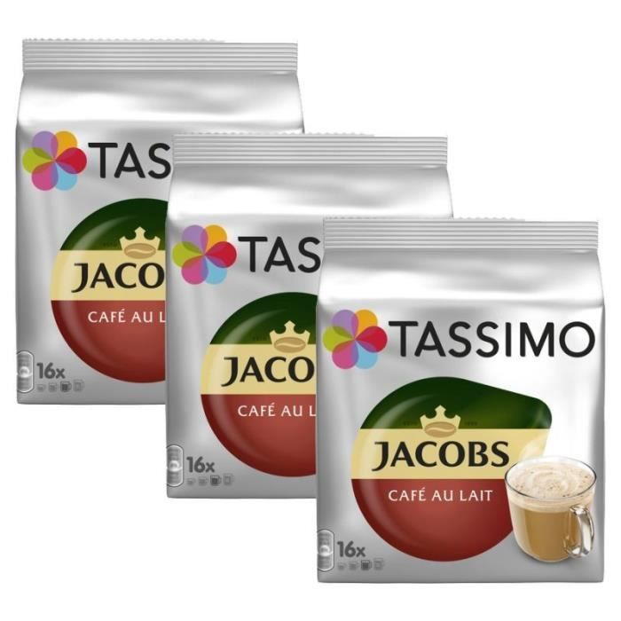 3 Tassimo Jacobs Café Au Lait