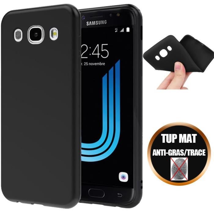 Coque Pour Samsung Galaxy J3(2016) Silicone Ultra Slim Antichoc Noir