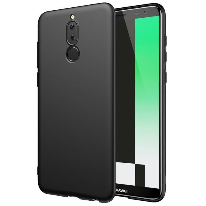 Coque Pour Huawei Mate 10 lite Silicone Ultra Slim Antichoc Noir