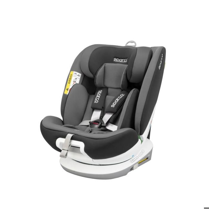 Siège Auto Bébé Pivotant 360° - Norme I-Size R129 - Groupe 0-12 Ans (0-36 Kg) - ISOFIX + LATCH - Housse Lavable - Protection Chocs Latéraux