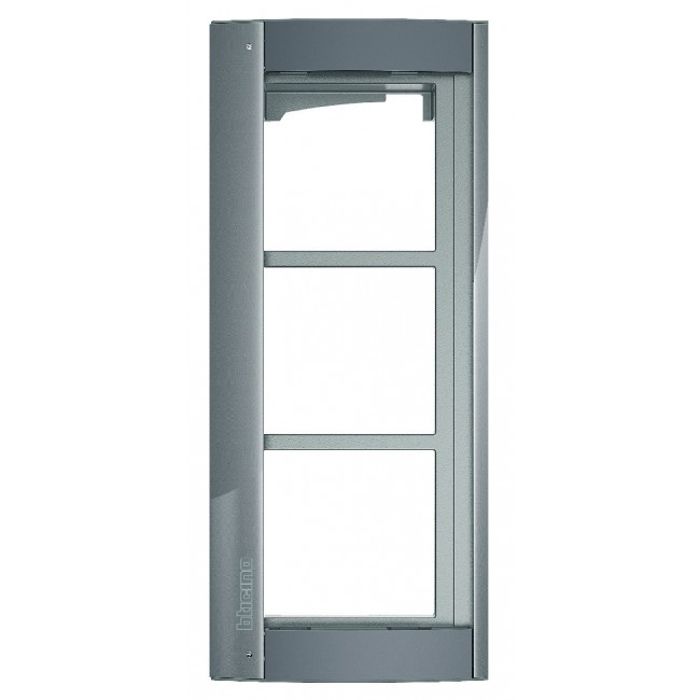 Boîte D'encastrement Bticino Sfera 1 Module (331110) Avec Enjoliveur Gris (331213) - Neuf