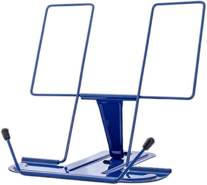 Support De Livre Réglable Avec Clips - Pour Lire Mains Libres, Cuisine, Bureau, Pliable Et Léger