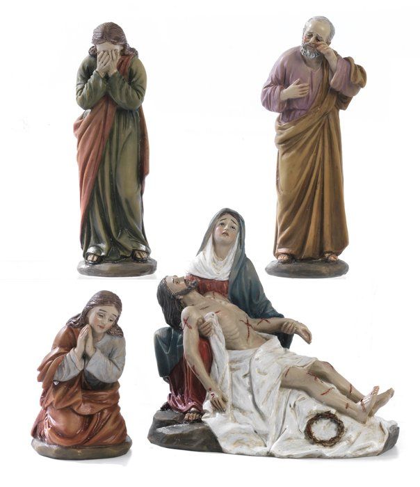 Crèche nativité santon à poser 23cm Crèche nativité santon à poser 23cm