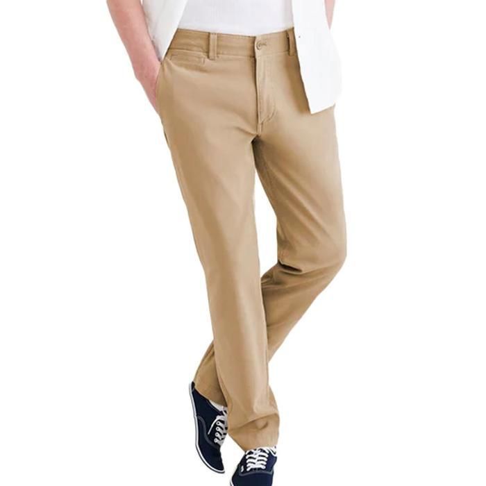 Pantalon Docker Homme Smart 360 Flex Chino Tapered - 60% Coton 40% Polyester - Coupe Moderne Et Confort