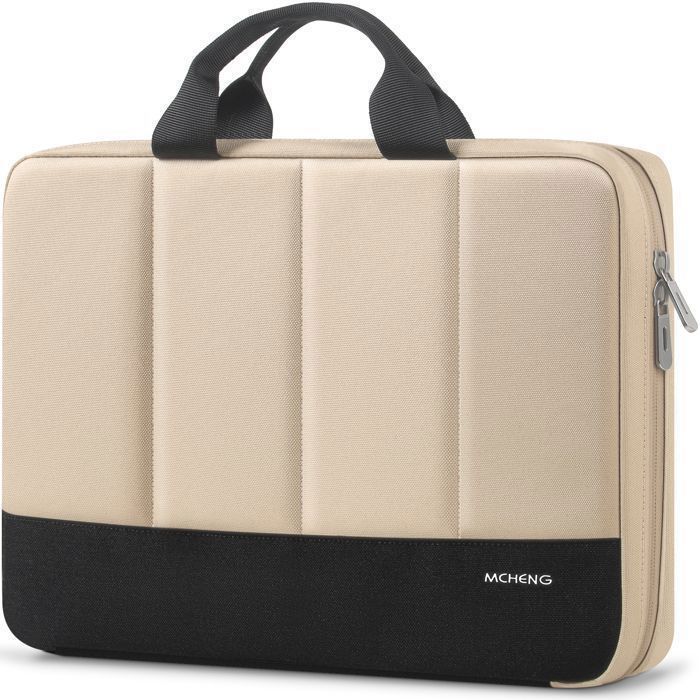 Housse Portable Arvok 15.6 Pouces - Sacoche Grise En Toile Avec Poignée