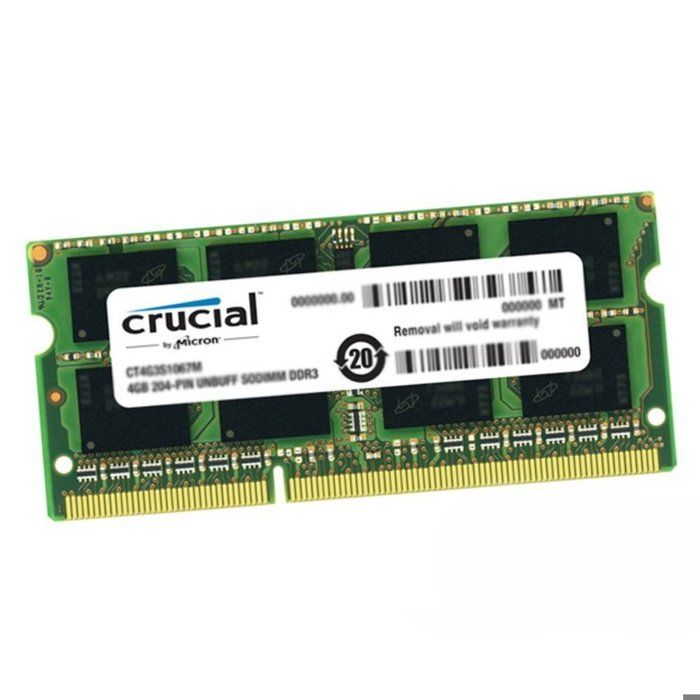 Mémoire RAM PC Crucial 4GB DDR3 1066MHz