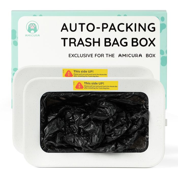 Comparer les prix de AMICURA Accessoires pour Litière Automatique pour Chats, Bac à Déchets pour AMICURA 2