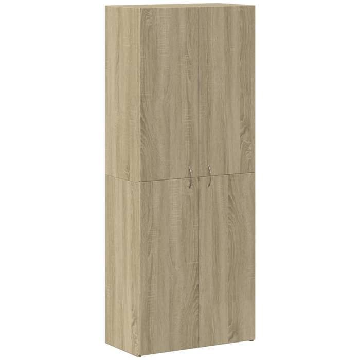 Armoire de classement - mango - chêne sonoma 60x32x153 cm - bois ingénierie M1924