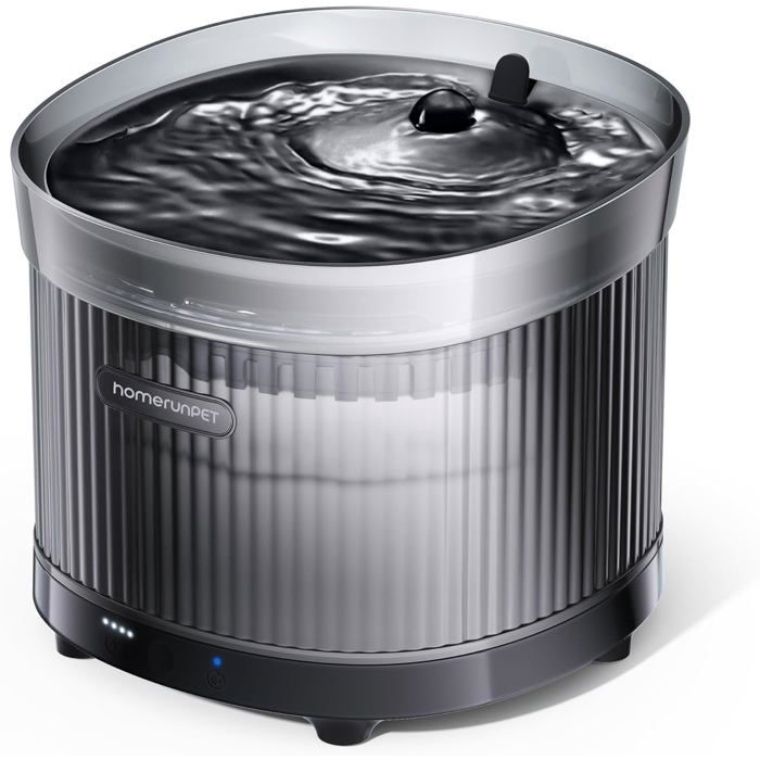 Comparer les prix de Fontaine A Eau Chat Sans Fil Avec Detecteur De Mouvement Silencieux Fontaine À Eau Pour Chat À Pile 7800Mah Sans Bpa Montage