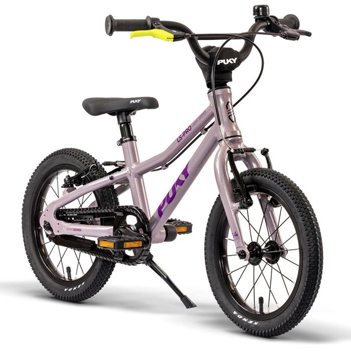Vélo Enfant - HILAND - STITCH - Roue de 12 pouces - Frein à main - Panier à vélo - Rose