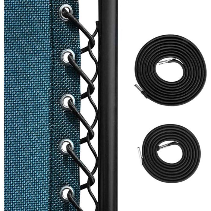 4 cordes de remplacement pour chaise zero gravity outil réparation noir