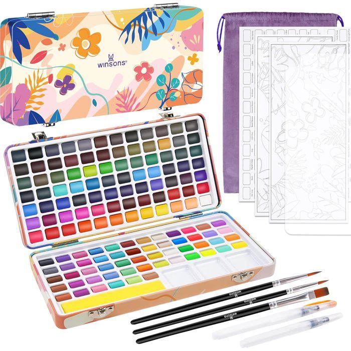 EJ.life ensemble d'aquarelle Ensemble de peinture aquarelle haute