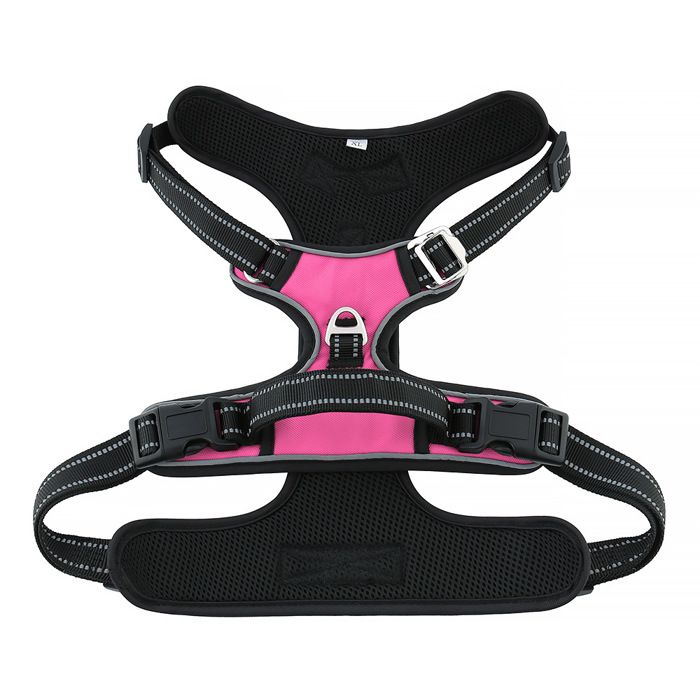 Harnais réfléchissant pour animaux - Phoesky - Nylon - Taille XL - Corde de traction - Sangle réfléchissante