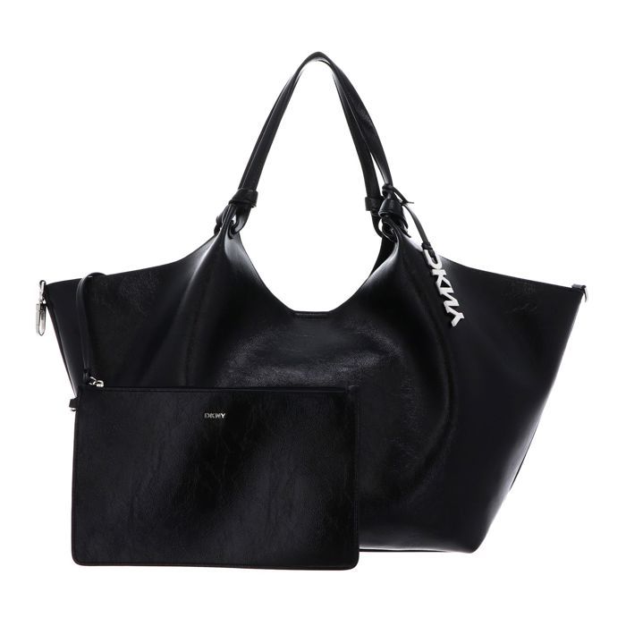 DKNY Sac à main noir pour femme - Paula Tote Bag L Black / Silver 348111