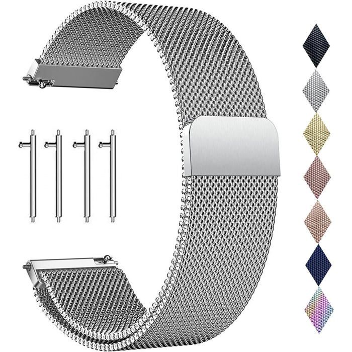 Bracelet de Montre Magnétique pour Montre Bracelet de Montre à Dégagement Rapide pour Homme Femme 14mm 16mm 18mm 20mm 22mm 24mm