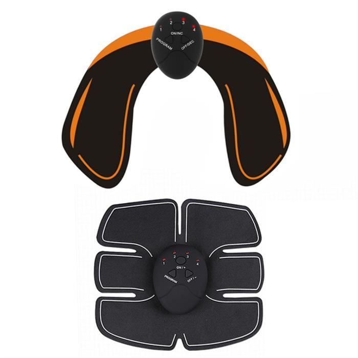 Acheter Autocollant d'entraînement musculaire EMS Rechargeable intelligent, exercice musculaire des bras abdominaux, Fitness