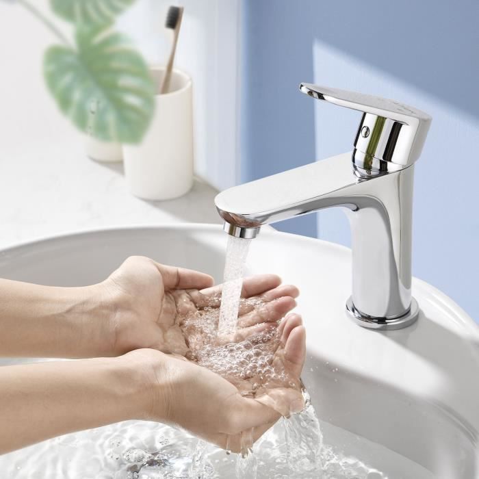 Robinet Salle de Bain Cascade Mitigeur de Lavabo pour L ...