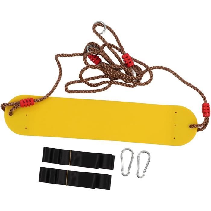 Balançoire Intérieur Enfant Avec Corde Réglable & Panier Suspendu - Sauteur Bébé 6-18 Mois (Noir)