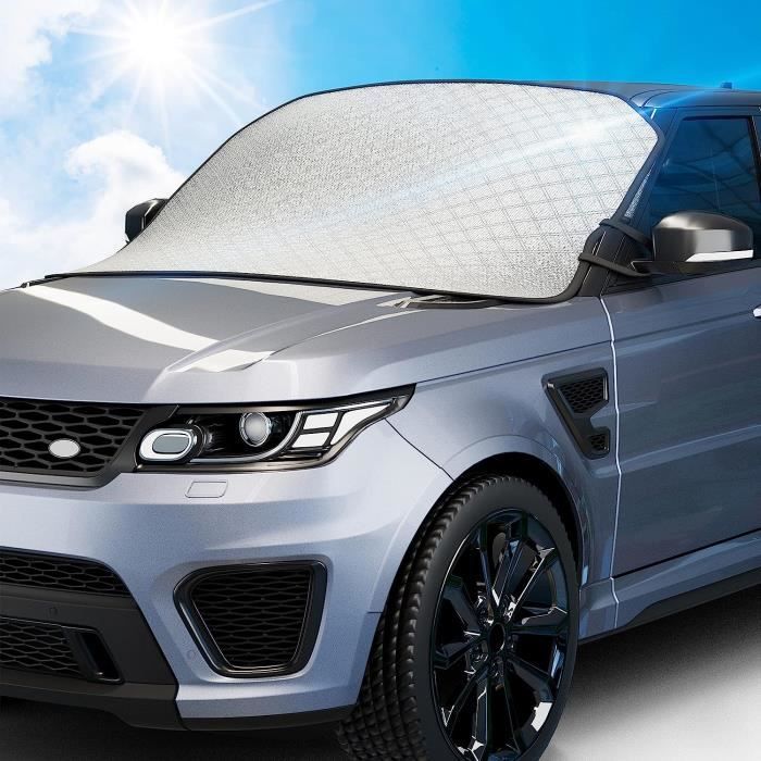 Pare-Soleil De Voiture Pliable Avec Ventouses - Protection UV 99% | Universel Pour SUV, Voitures Et Camionnettes | Garde L'Habitacle Frais