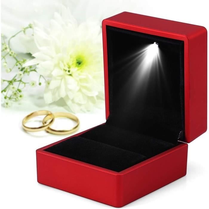 Générique Boîte à Bague | Organisateur De Bijoux En Forme De Livre | Boîte Bijoux Fermeture Magnétique,Pour Femmes Hommes Voyage Anniversaire Cadeau Mariage Noël Fiançailles