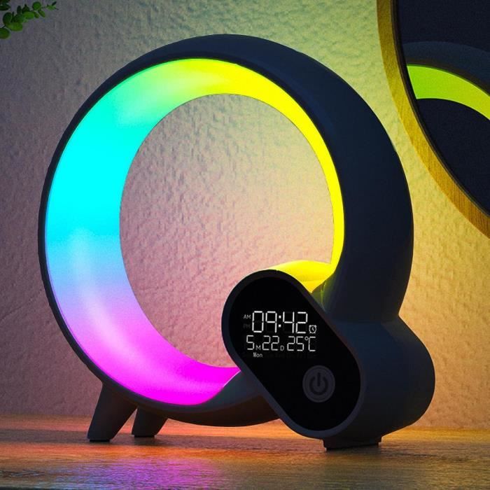 Lampe De Table Intelligente LED Avec Cristaux - Contrôle Par Appli/voix, Changement De Couleur, Hauteur 45cm