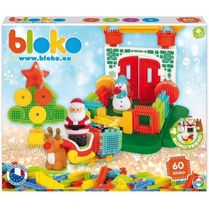 Coffret De 60 Pièces La Maison Du Père Noël Dès 12 Mois Fabriqué En