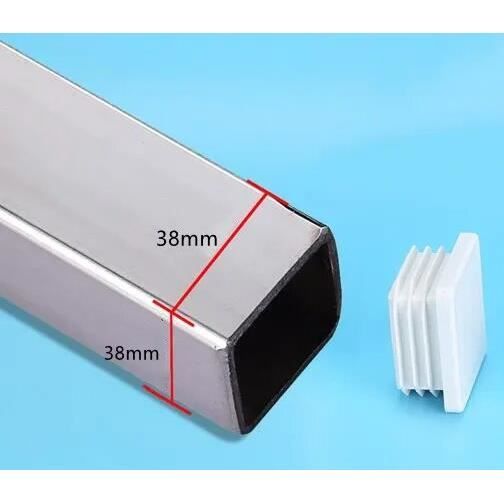 Tubes Carrés Plastique 15 Mm X 15 Mm – Lot De 24 – Pour Capsules De Tuyau – Uxcell