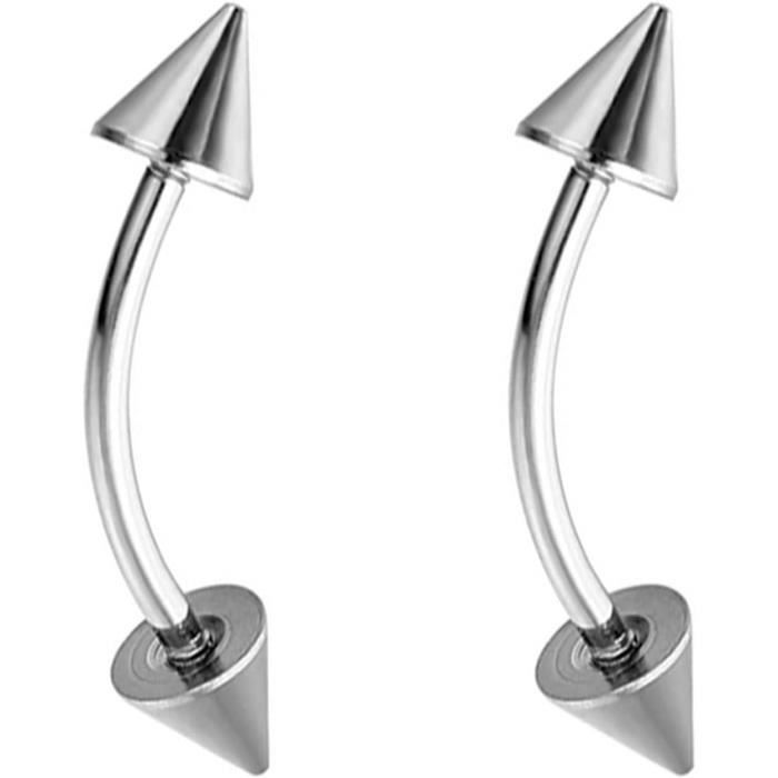 Kit 12 Anelli Per Naso In Acciaio Inox Nero – Barra 7 Mm, Spessori 0.6/0.8/1.0 Mm, 22g/20g/18g Per Piercing, Regalo Ideale