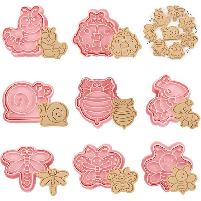 10 Emporte-Pièces Citrouille Halloween - Moules à Biscuits Avec Visages, En Plastique Alimentaire | Pour Pâtisserie - 4