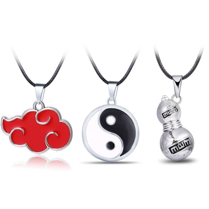 3 pièces Collier Naruto ,Collier avec Pendentif en Forme de Nuage Naruto  Akatsuki - Cdiscount Jeux - Jouets