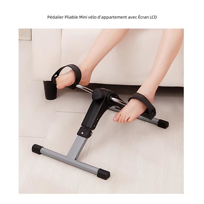 Pédalier Pliable Mini vélo d'appartement avec Écran LCD