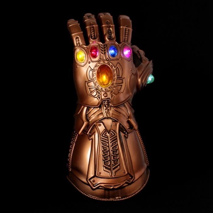 Gant Iron Man Infinity Gauntlet Enfant - LED Avec Piles - Déguisement Halloween Et Cosplay