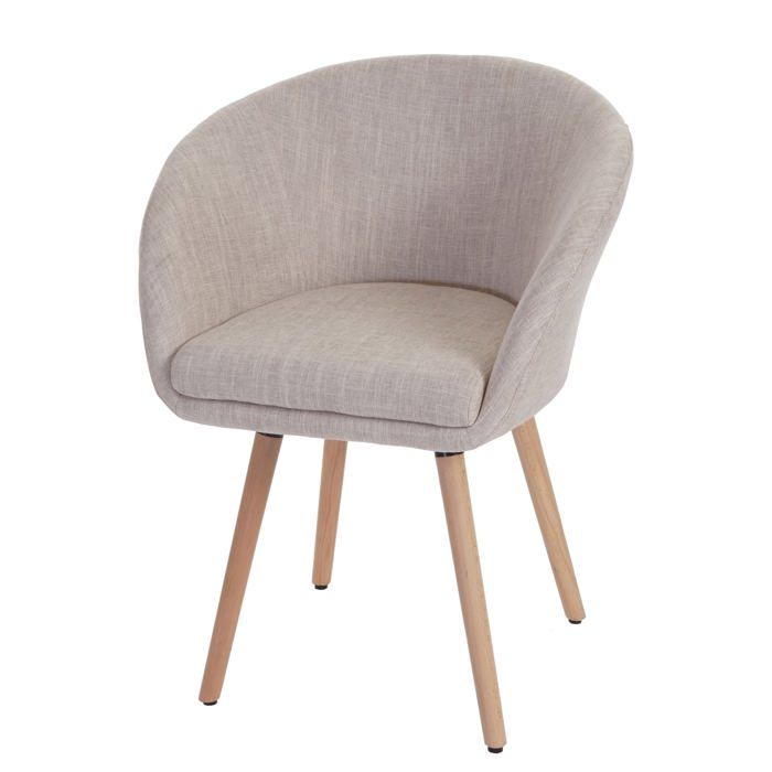 Chaise de salle a manger cuisine design retro scandinave en tissu creme gris pieds bois clair 04_0002377 Chaise de salle a manger cuisine design retro scandinave en tissu creme gris pieds bois clair 04_0002377