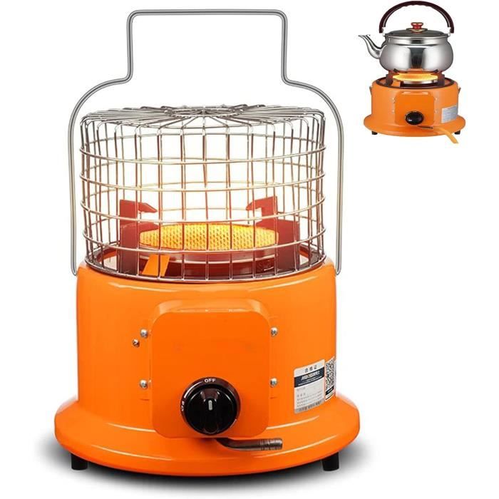 Supatmul Réchaud à Pétrole 10 Mèches Réchauds à Kérosène Pour 3 à 5 Personnes, Poêle à Kérosène, 1,5L Poele Au Kerosene Camping Poêle à Pétrole Avec Puissance Feu Réglable, Chauffage Kérosène