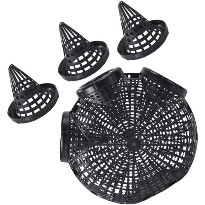 Piège à Crabes, écrevisses Accessotech - Filet Avec Appât, Entrées Simples, 60x30 Cm (pêche Vivante)