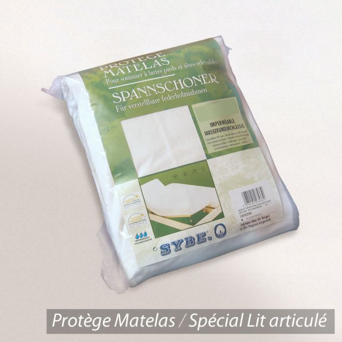 Protège matelas imperméable Antony 2x80x200 Spécial lit articulé TPR Protège matelas imperméable Antony 2x80x200 Spécial lit articulé TPR